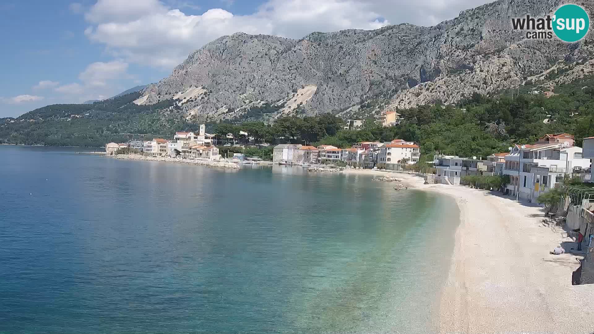 Kamera v živo Drašnice (Podgora) – Plaža