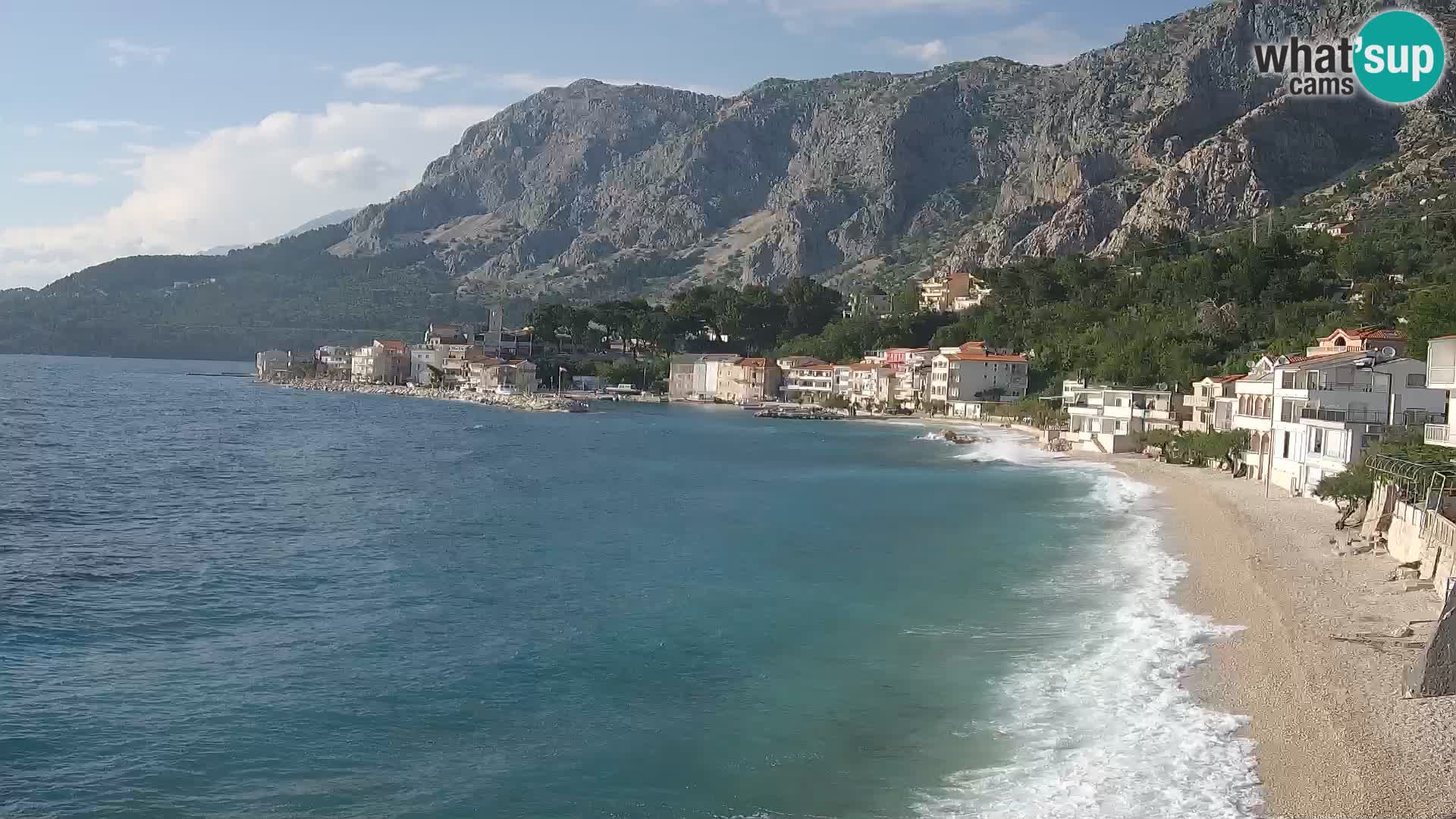 Webcam Drašnice (Podgora)  – Beach – Ober apartments