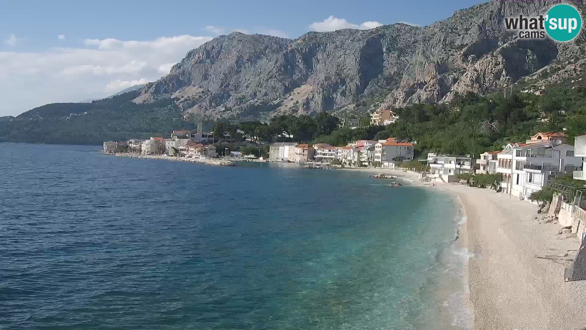 Webcam Drašnice (Podgora)  – Strand