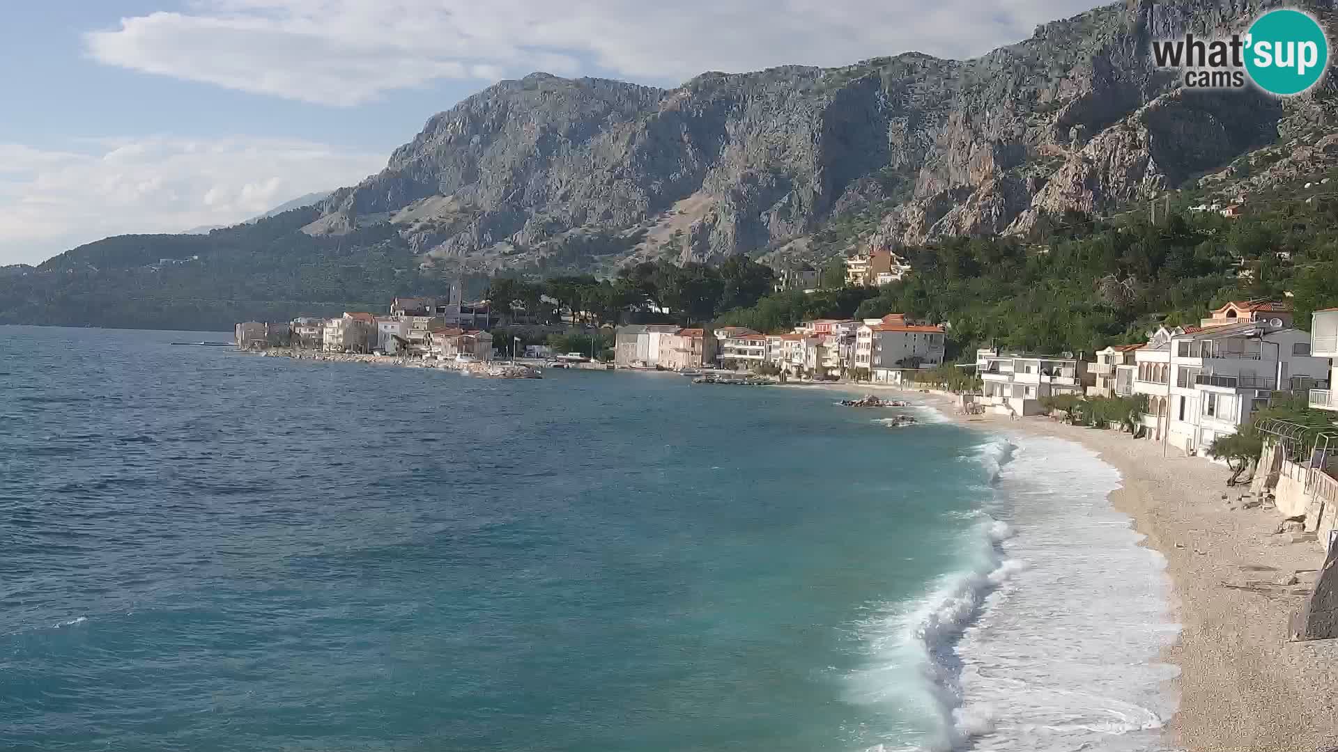 Webcam Drašnice (Podgora)  – Beach – Ober apartments