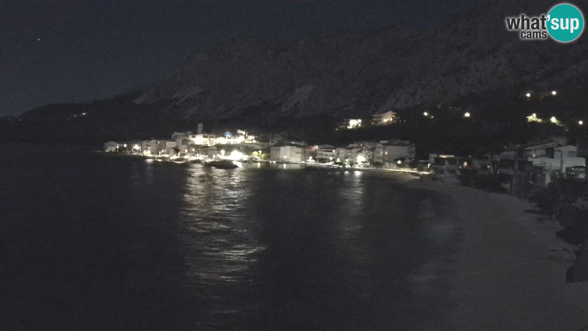Webcam Drašnice (Podgora)  – Playa