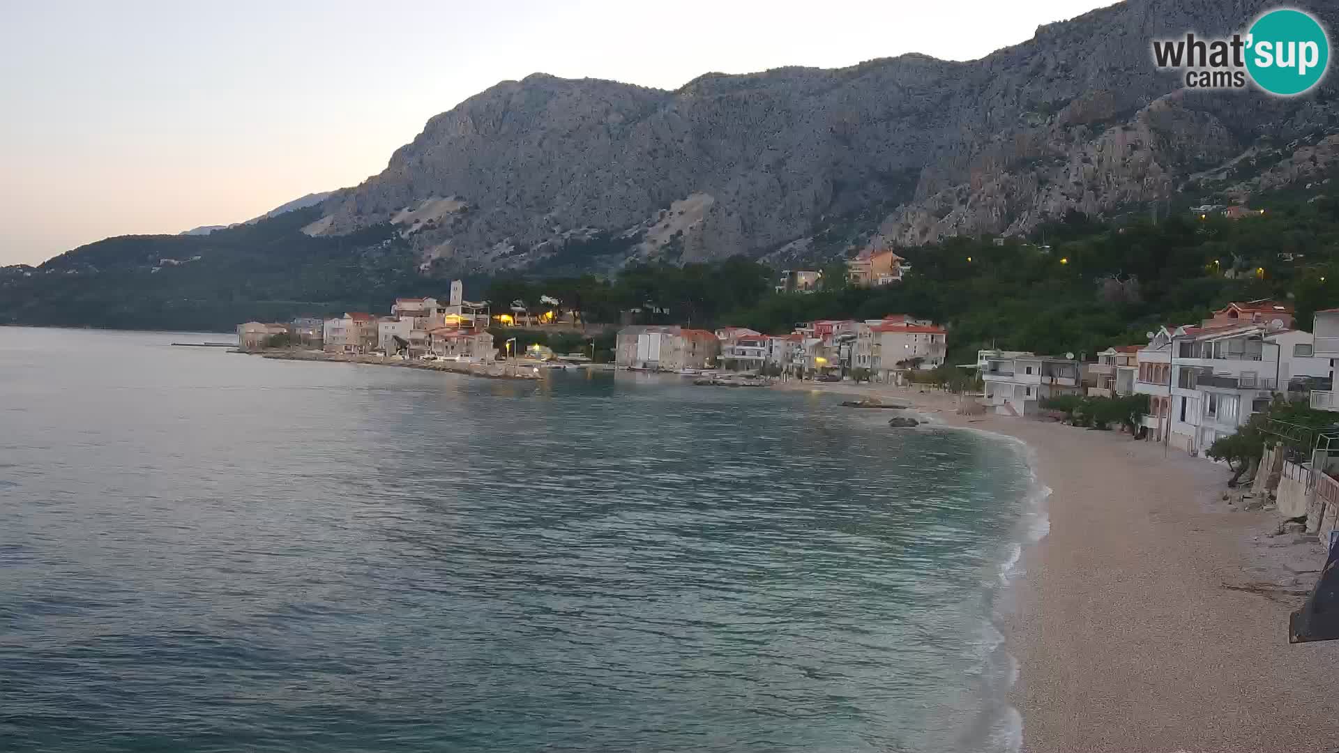 Webcam Drašnice (Podgora)  – Plage