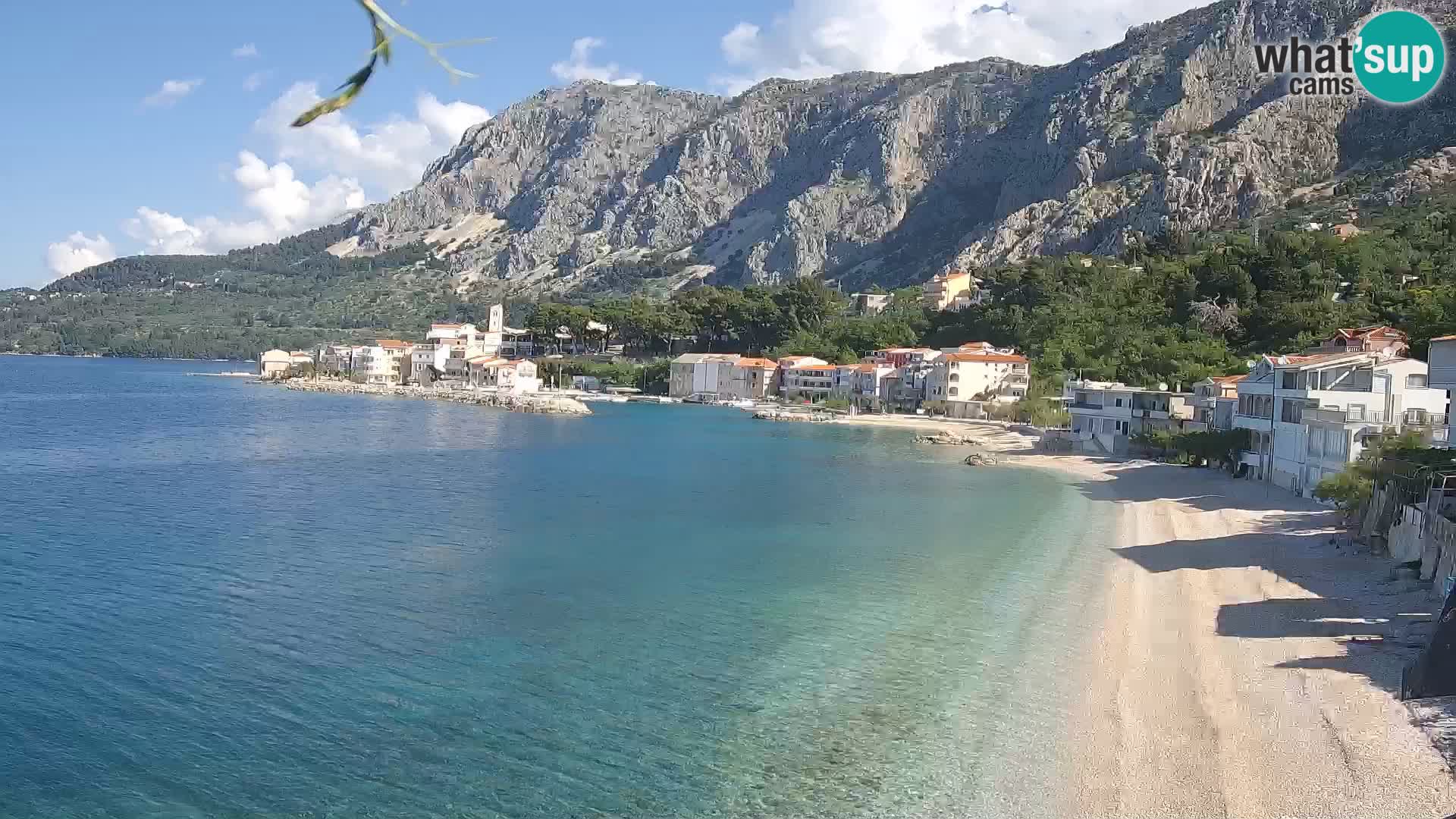 Webcam Drašnice (Podgora)  – Spiaggia