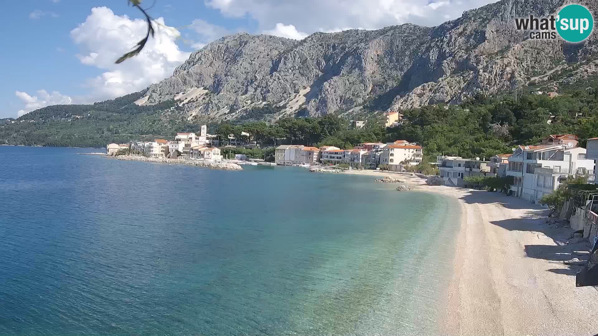 Webcam Drašnice (Podgora)  – Spiaggia