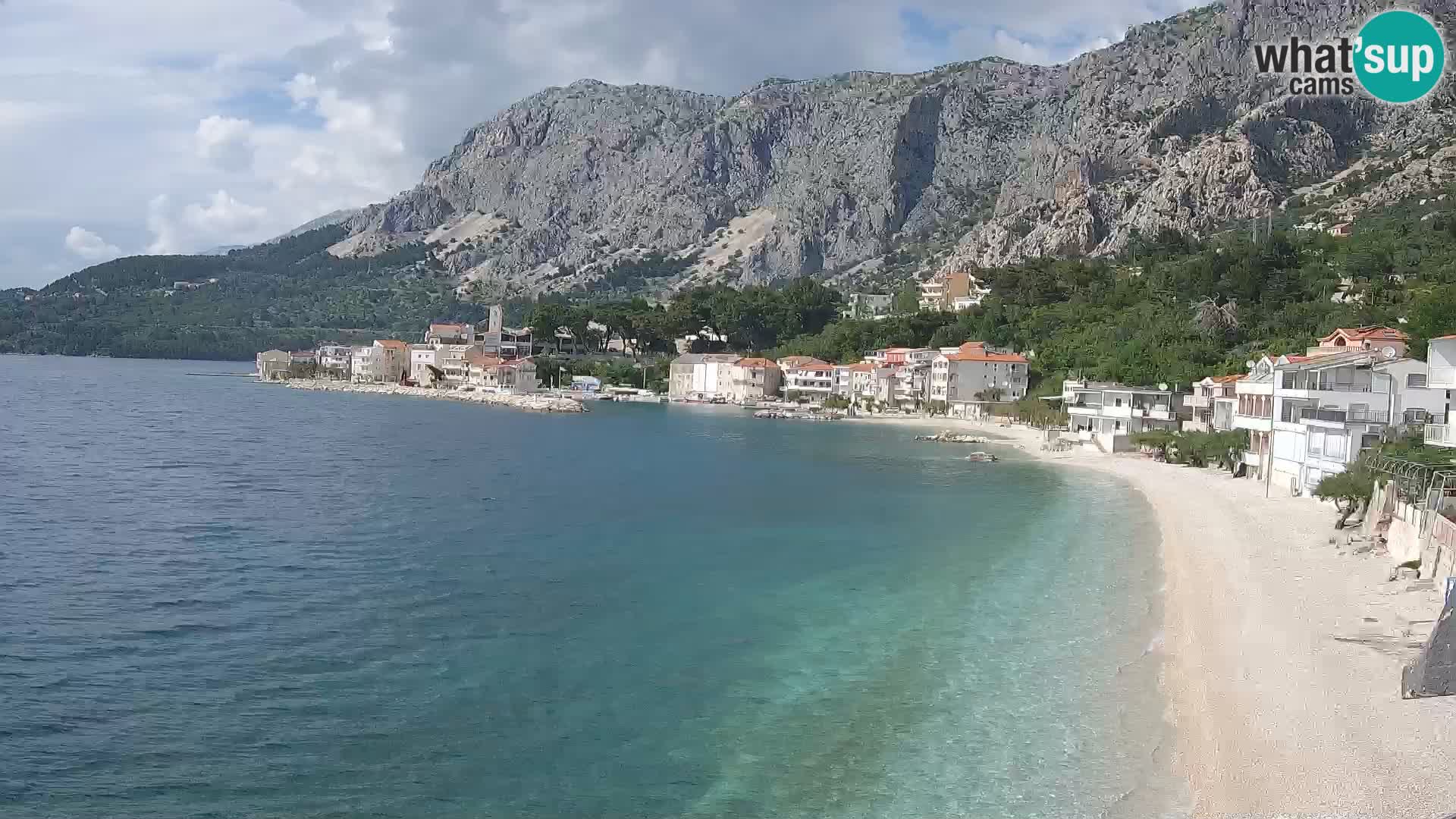 Webcam Drašnice (Podgora)  – Strand