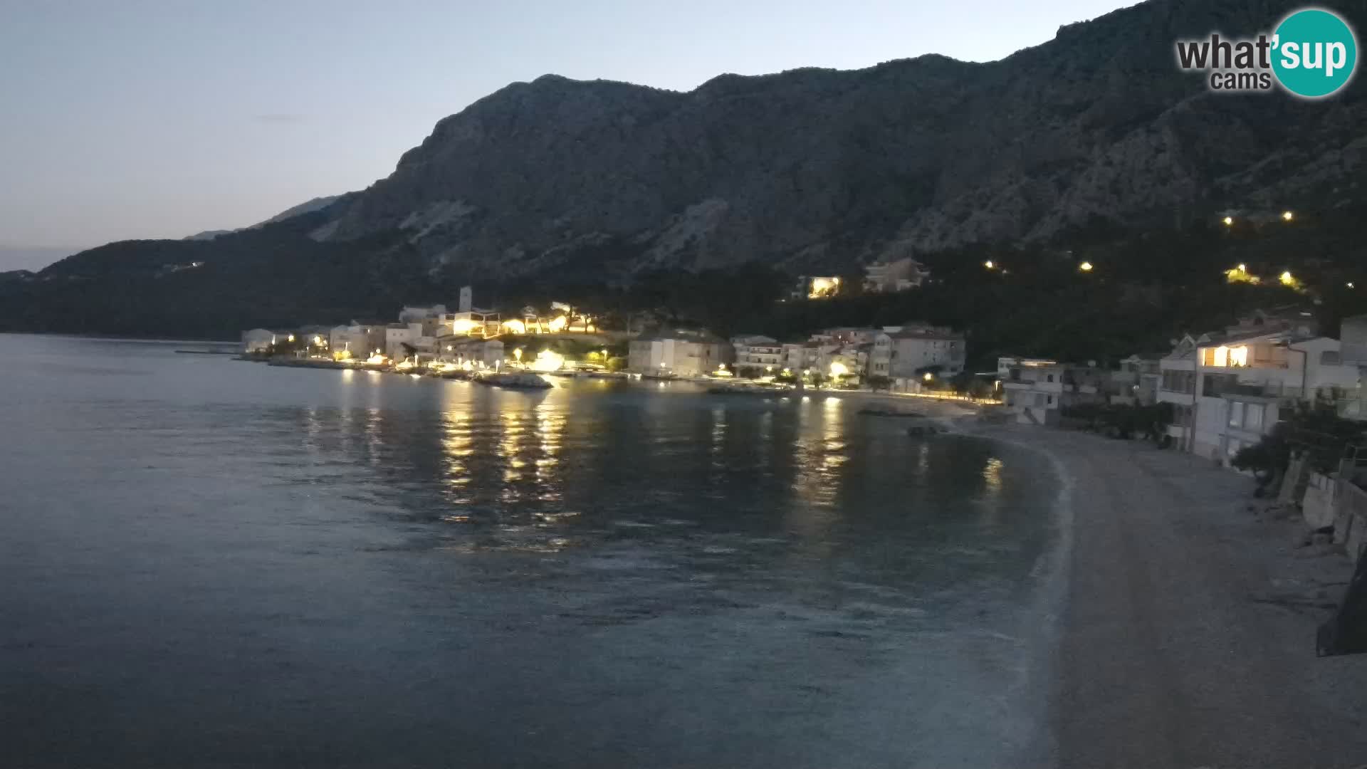 Webcam Drašnice (Podgora)  – Plage