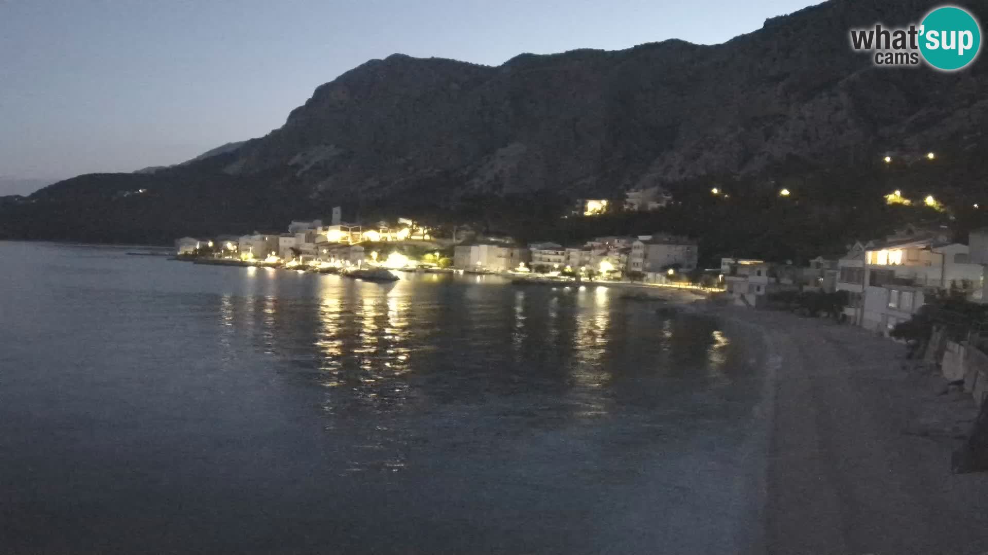 Webcam Drašnice (Podgora)  – Plage