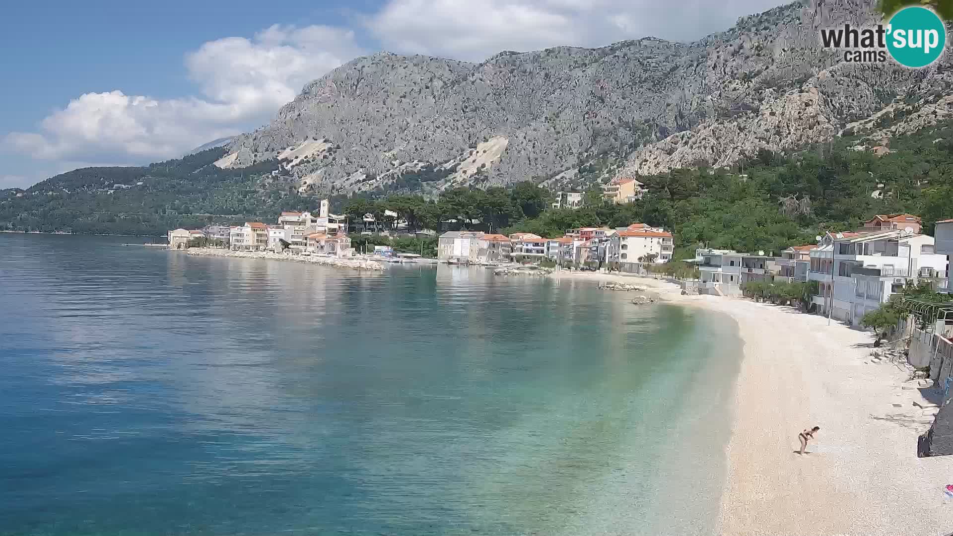 Kamera v živo Drašnice (Podgora) – Plaža