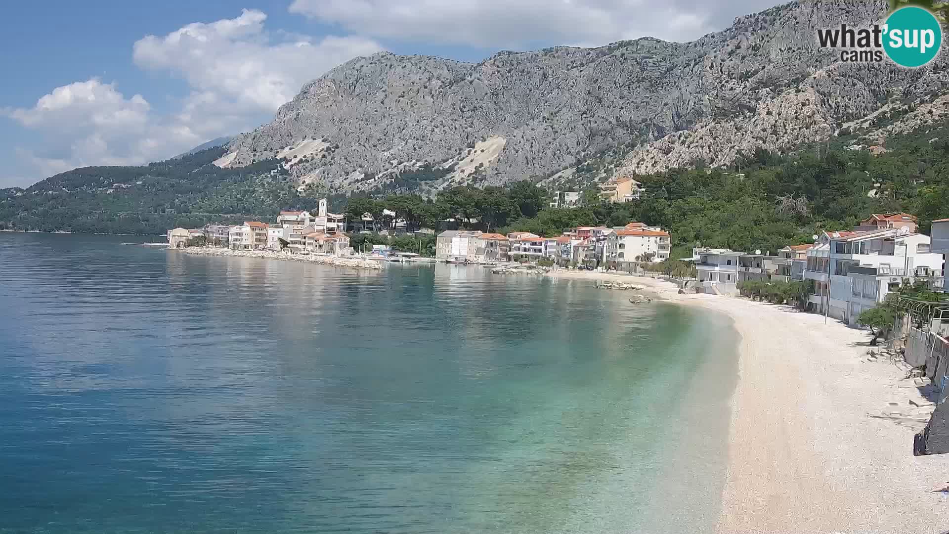 Webcam Drašnice (Podgora)  – Strand