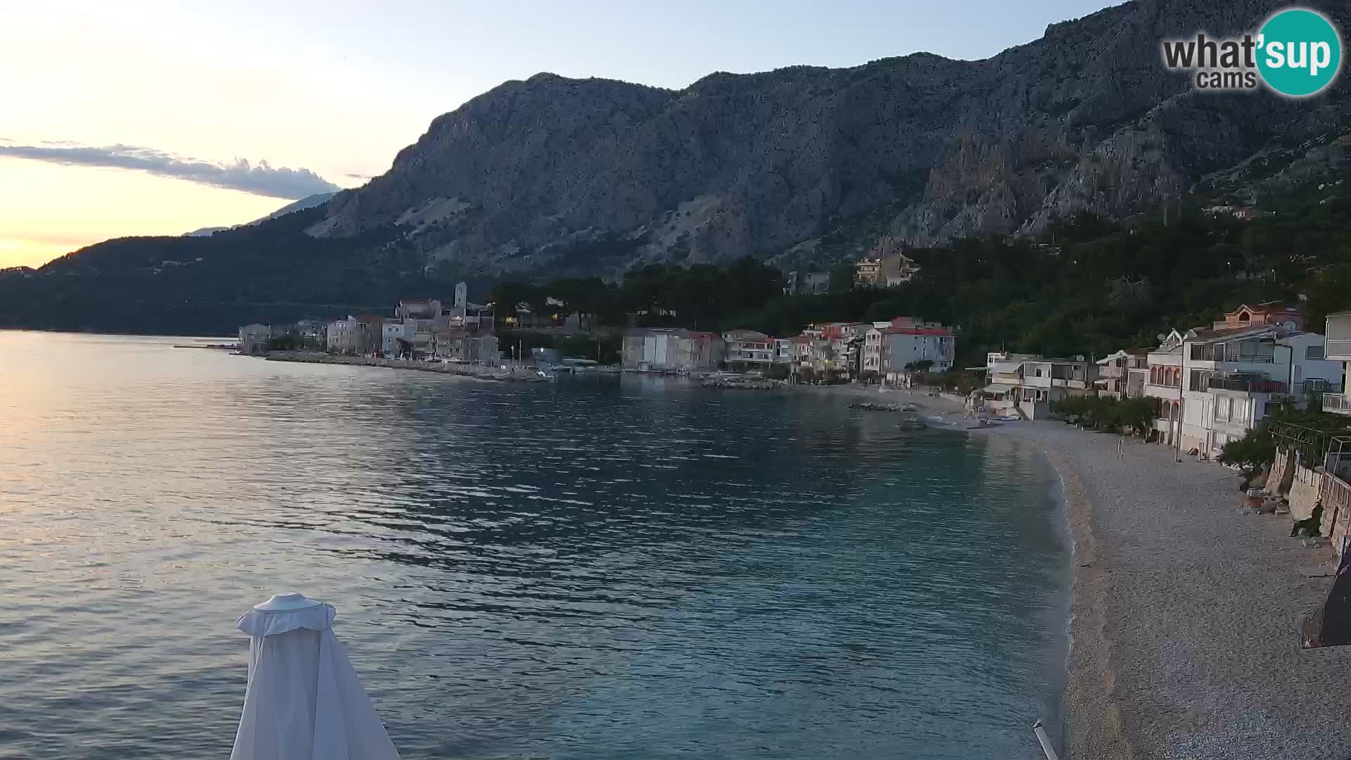 Webcam Drašnice (Podgora)  – Beach – Ober apartments