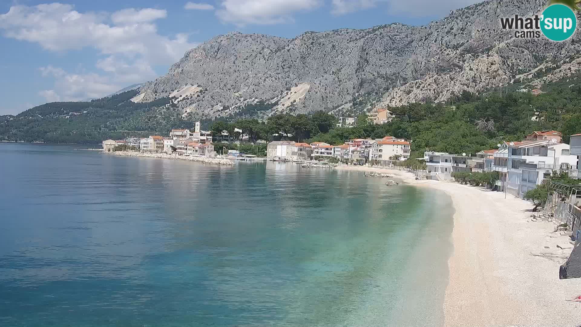 Webcam Drašnice (Podgora)  – Beach – Ober apartments