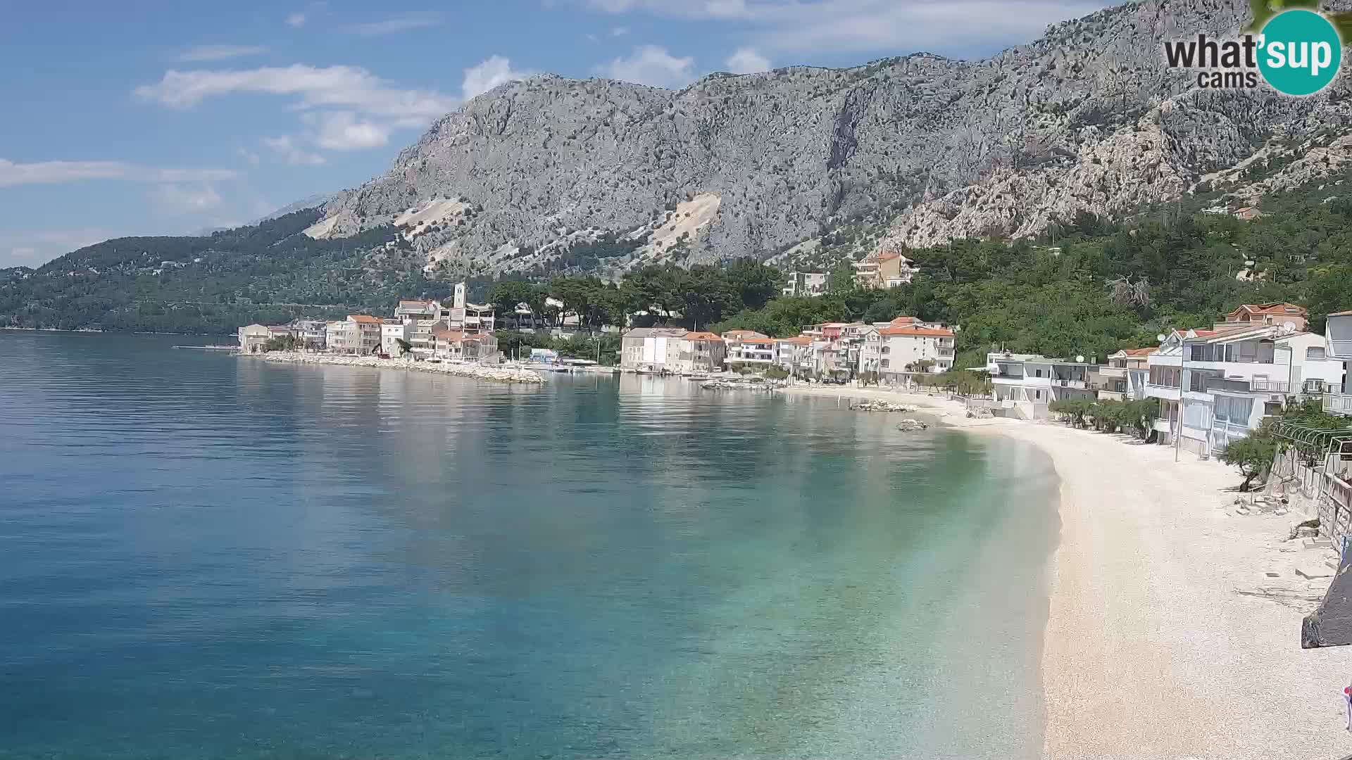 Webcam Drašnice (Podgora)  – Beach – Ober apartments