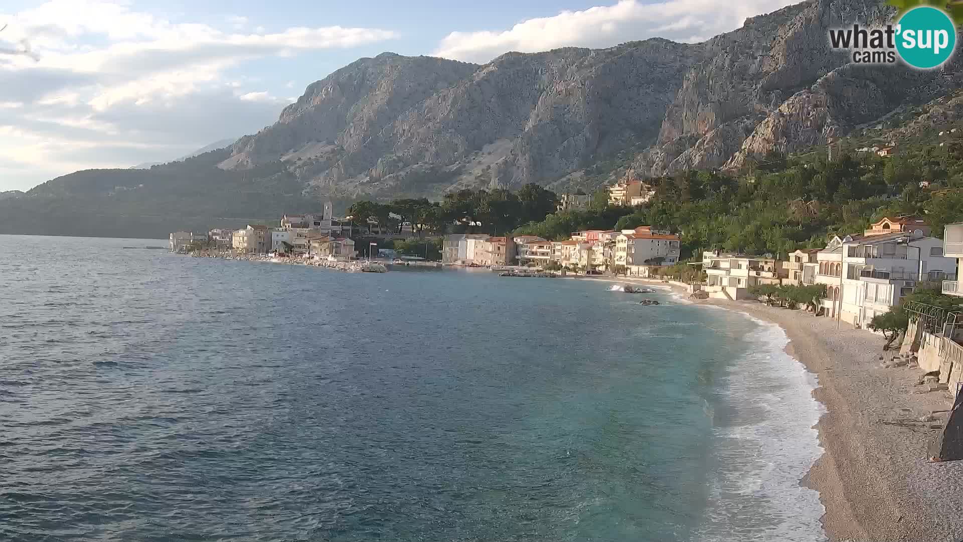 Webcam Drašnice (Podgora)  – Plage