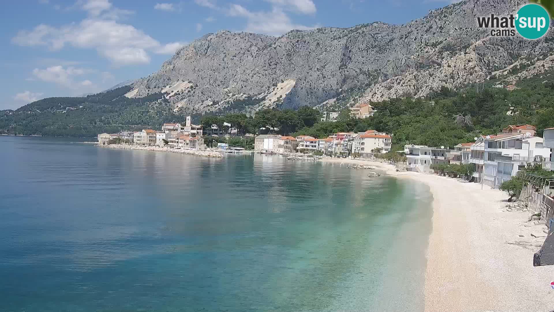Kamera v živo Drašnice (Podgora) – Plaža
