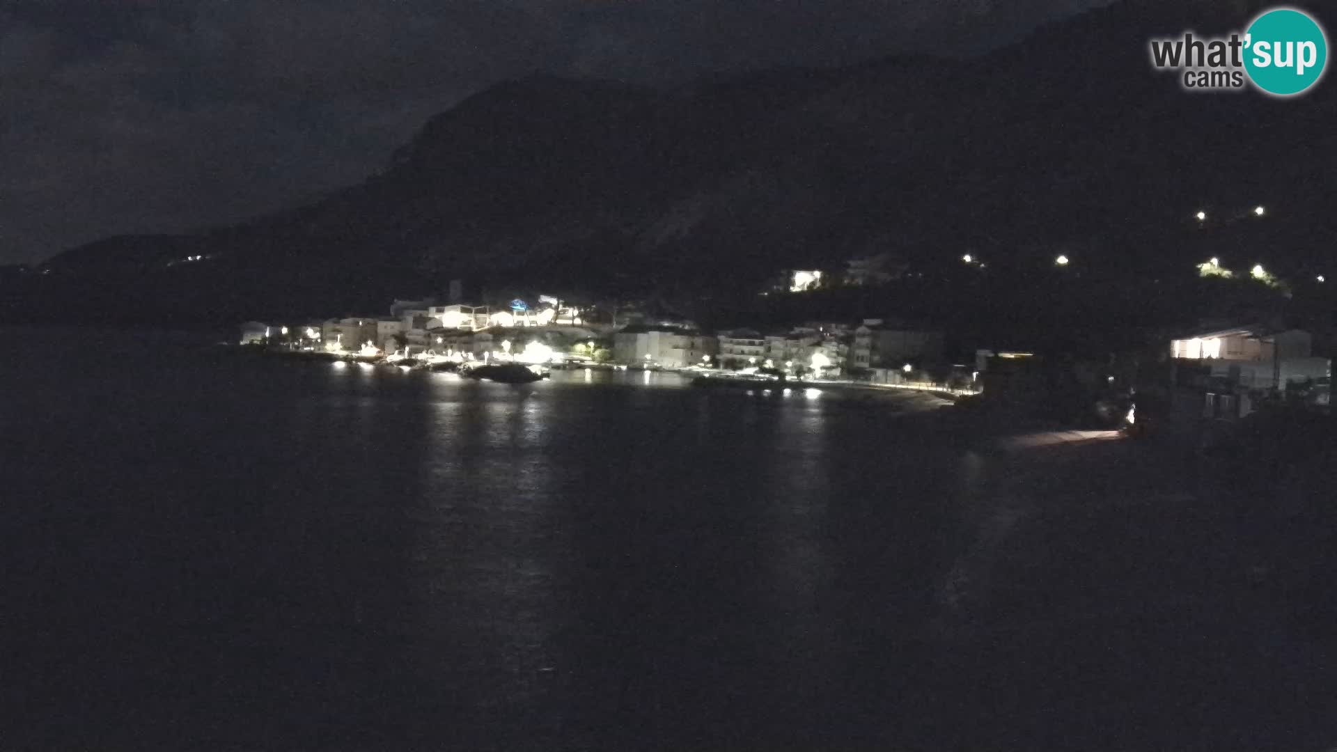 Webcam Drašnice (Podgora)  – Spiaggia