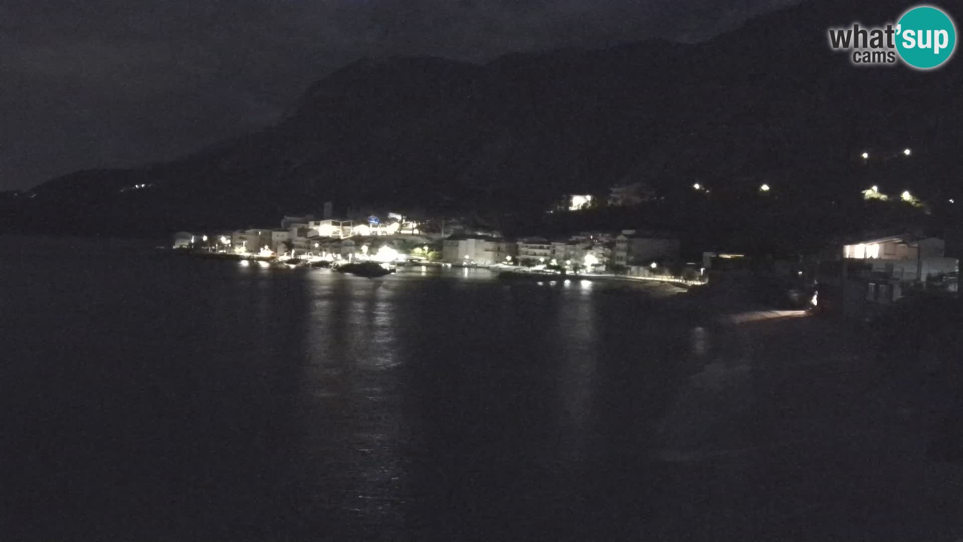 Webcam Drašnice (Podgora)  – Spiaggia
