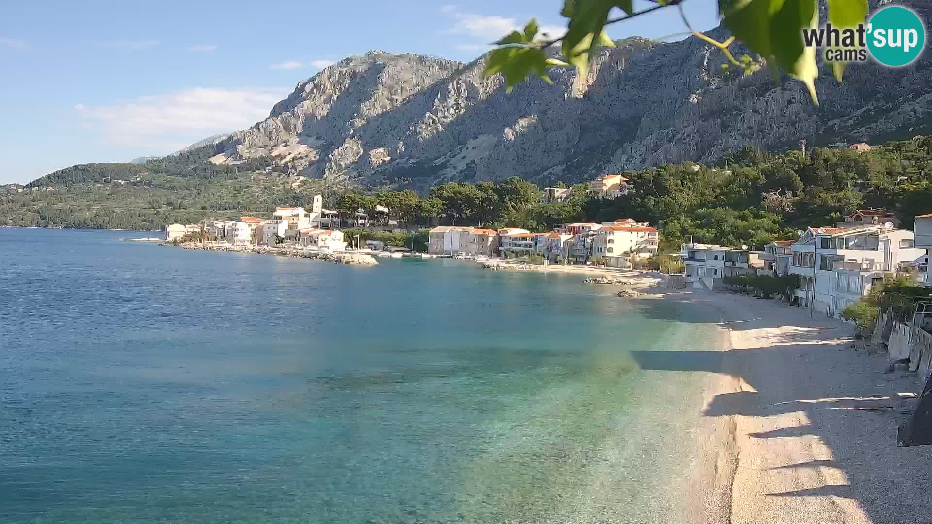 Webcam Drašnice (Podgora)  – Beach – Ober apartments