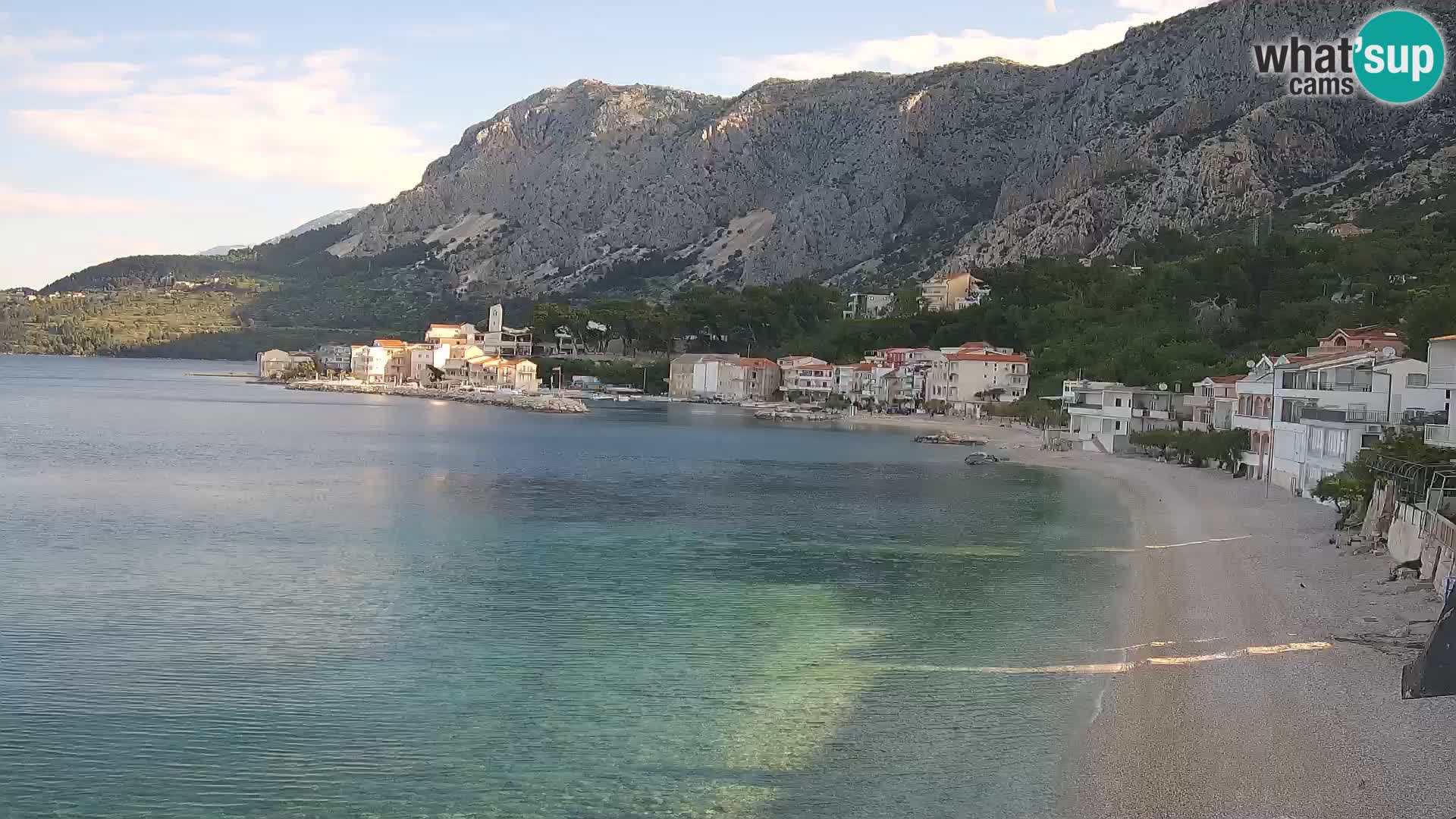Kamera v živo Drašnice (Podgora) – Plaža