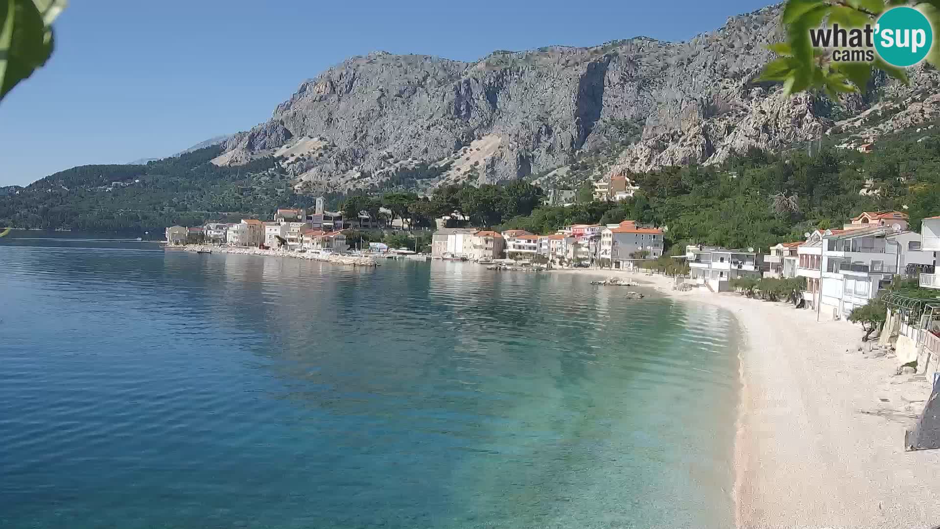 Webcam Drašnice (Podgora)  – Plage