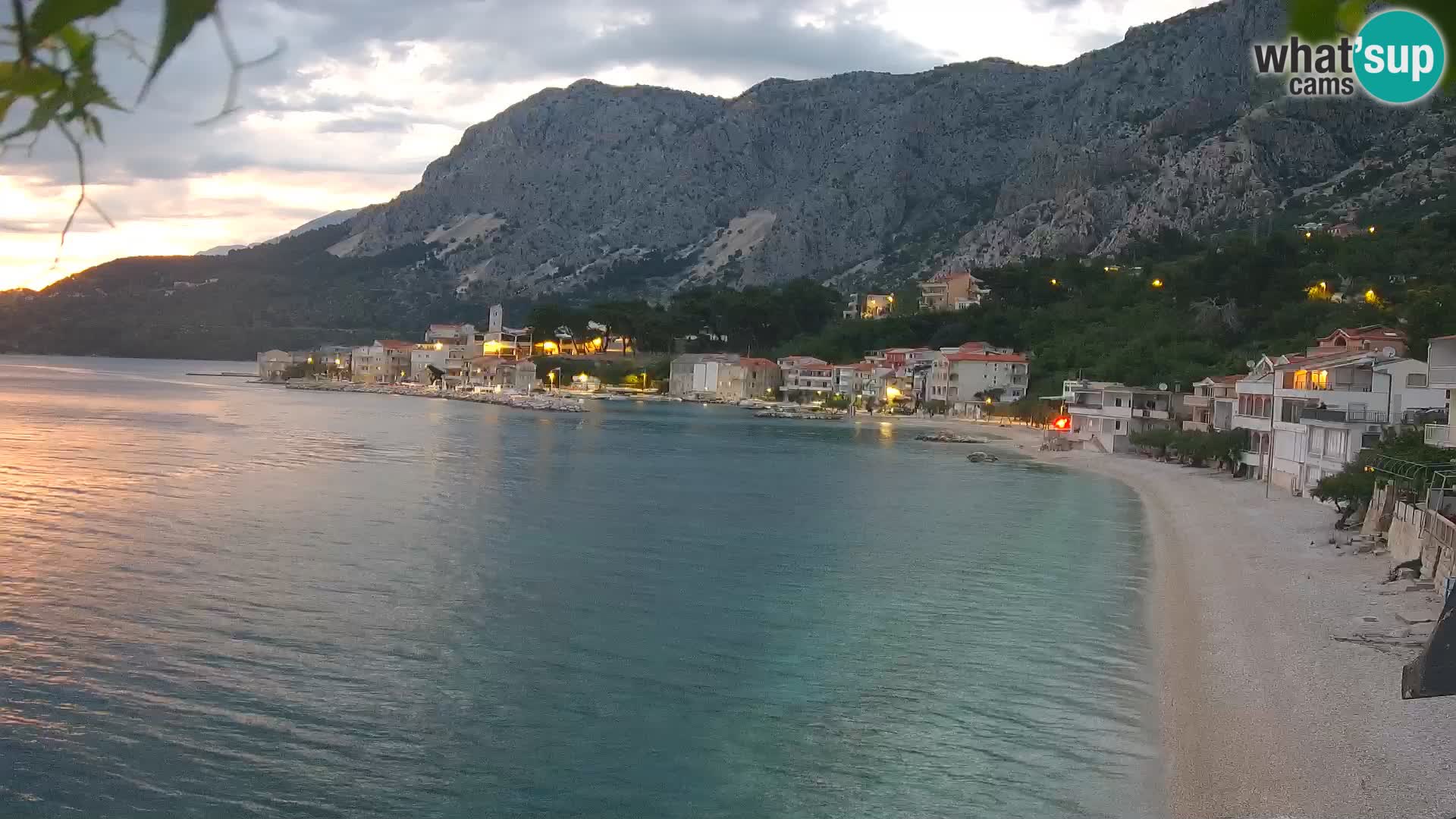 Webcam Drašnice (Podgora)  – Spiaggia
