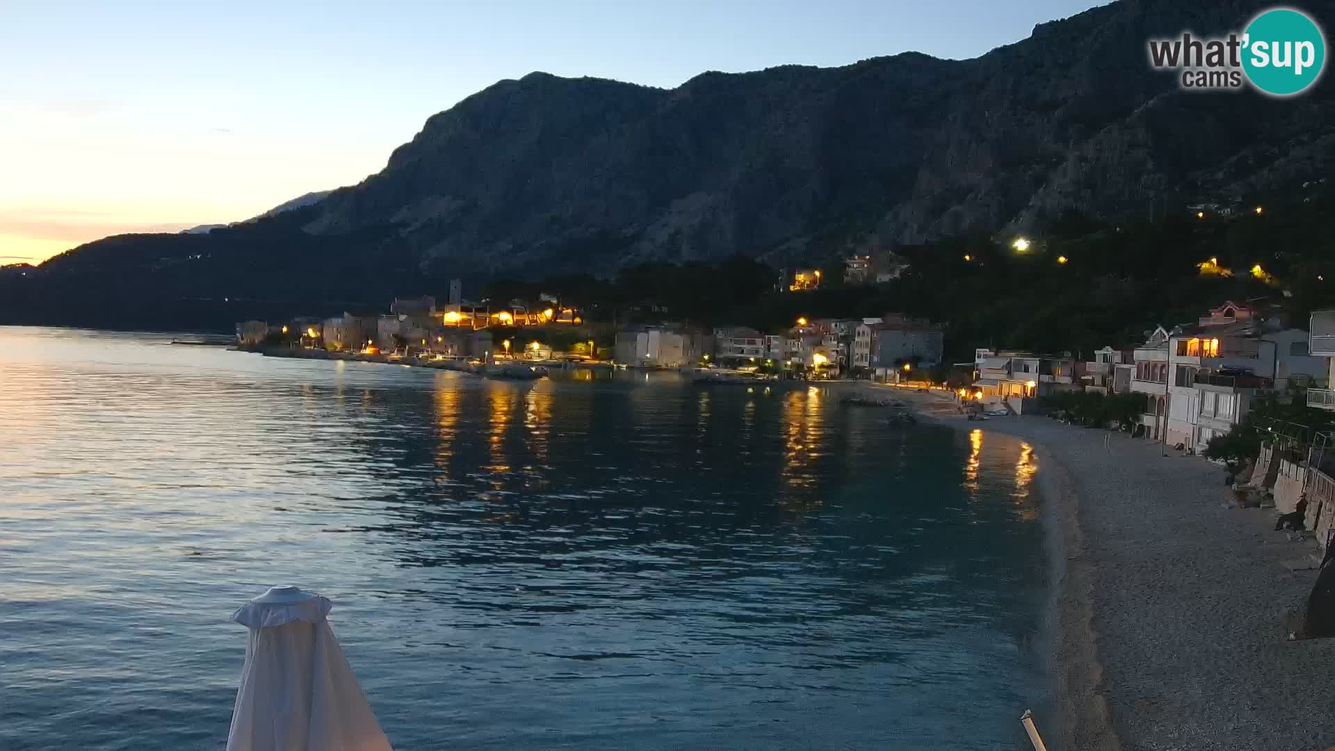 Kamera v živo Drašnice (Podgora) – Plaža