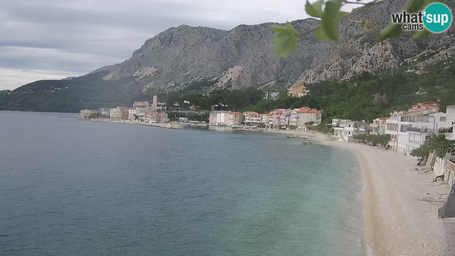 Webcam Drašnice (Podgora)  – Spiaggia