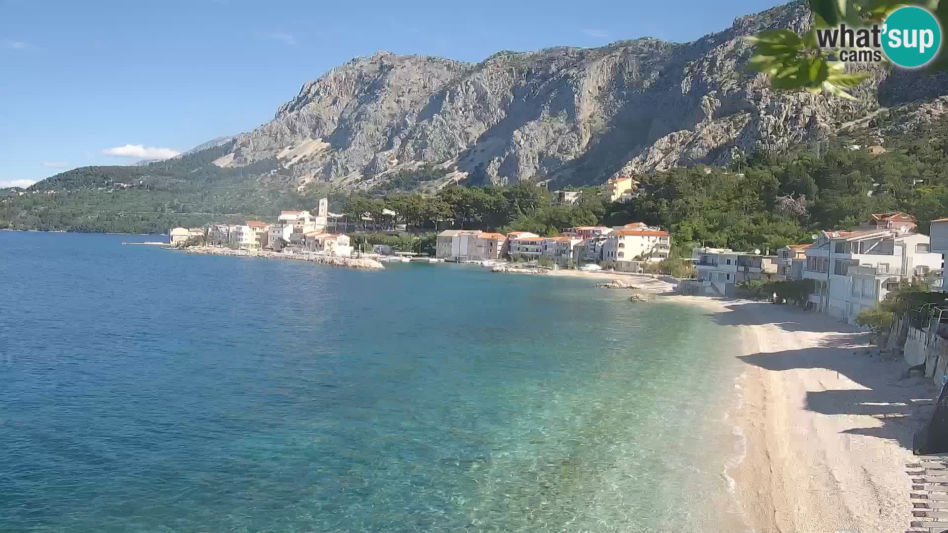 Webcam Drašnice (Podgora)  – Strand