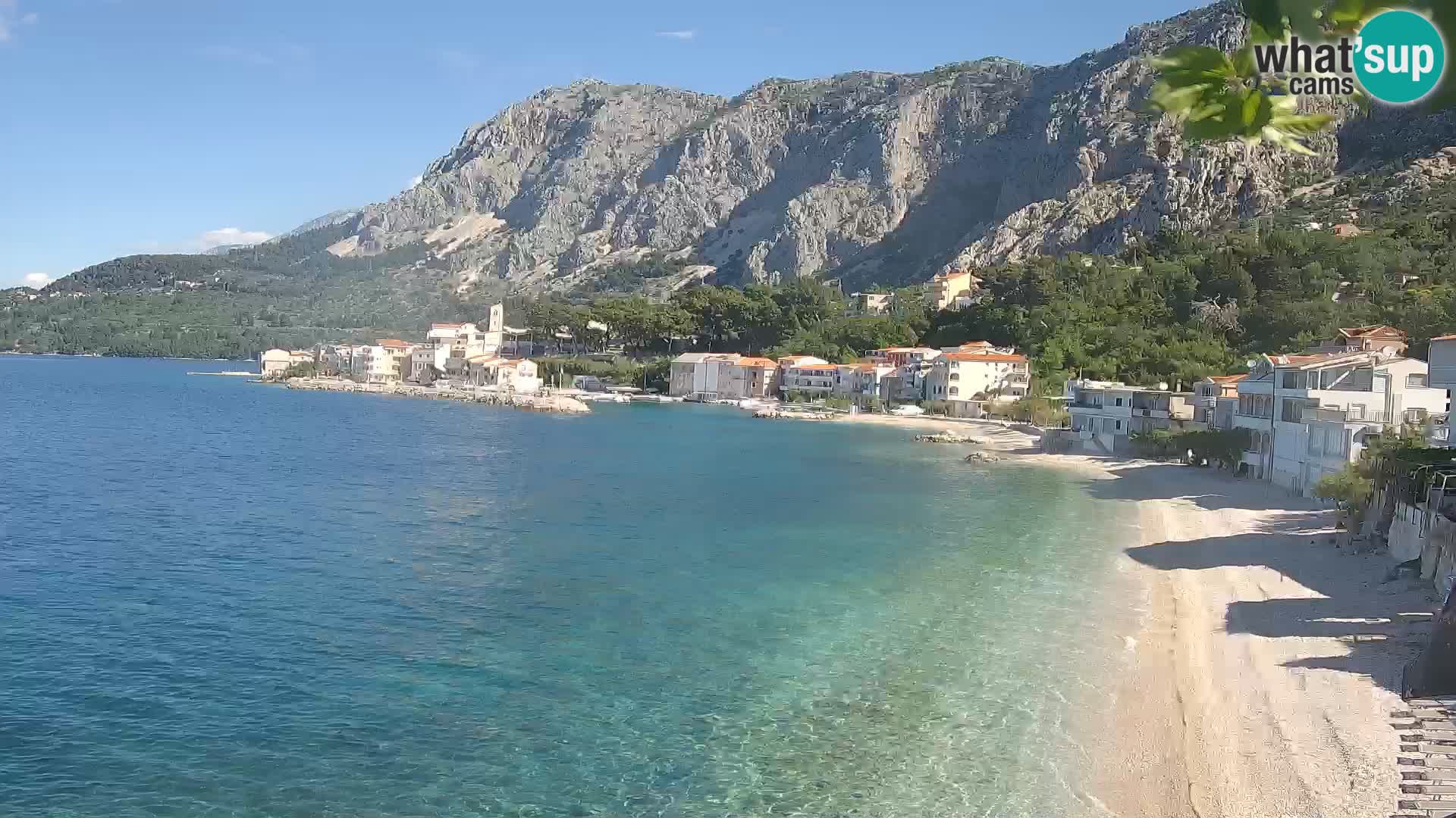 Webcam Drašnice (Podgora)  – Beach – Ober apartments