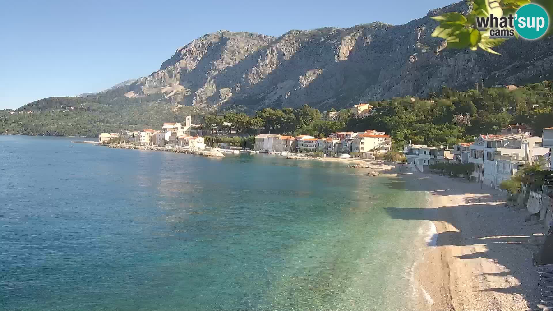 Webcam Drašnice (Podgora)  – Plage