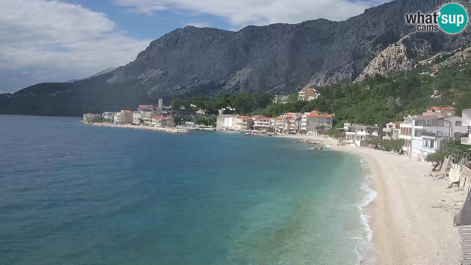 Kamera v živo Drašnice (Podgora) – Plaža