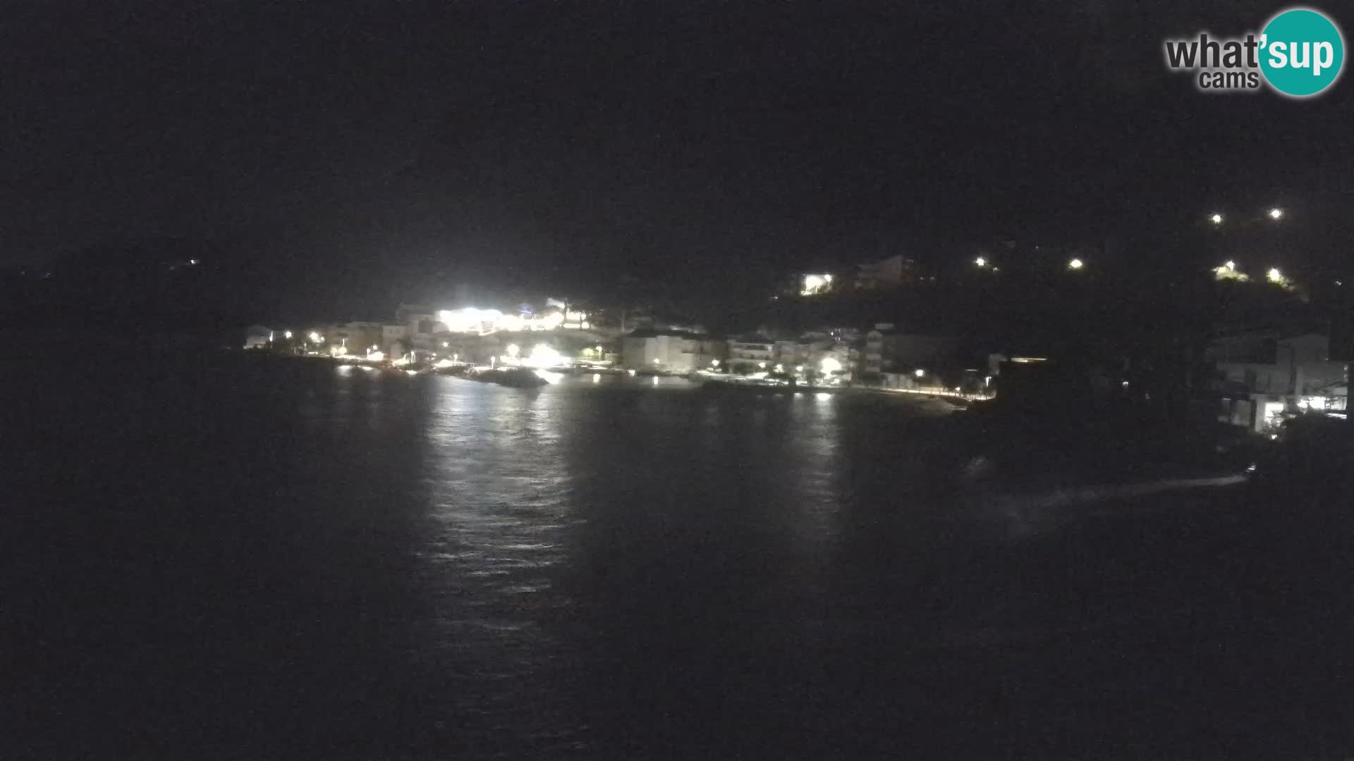 Web Kamera Drašnice (Podgora) – Plaža sa Apartmana Ober