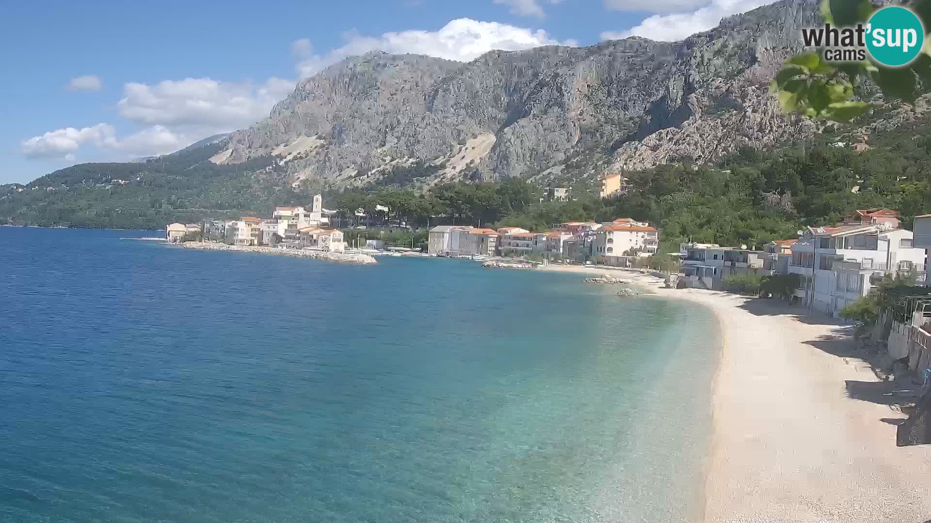 Webcam Drašnice (Podgora)  – Beach – Ober apartments