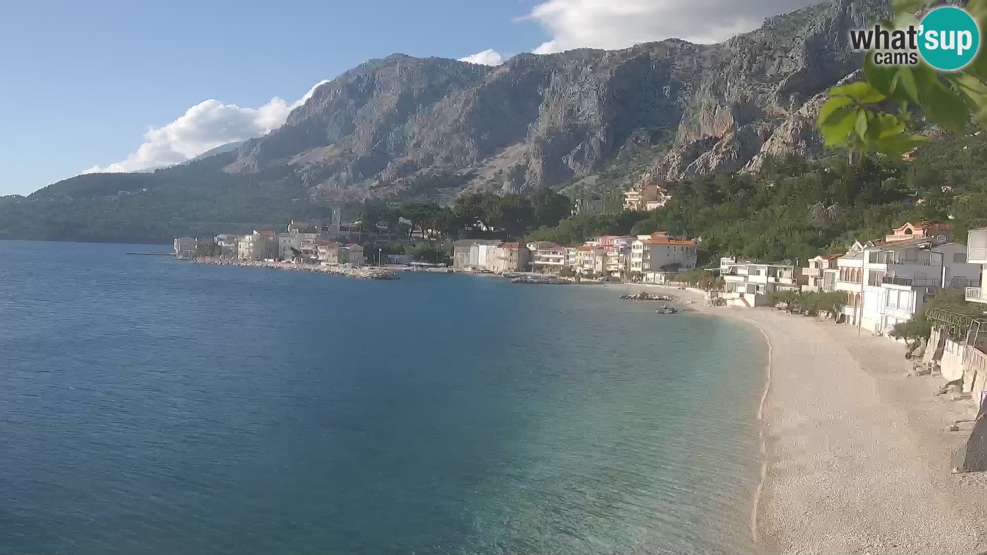 Webcam Drašnice (Podgora)  – Playa