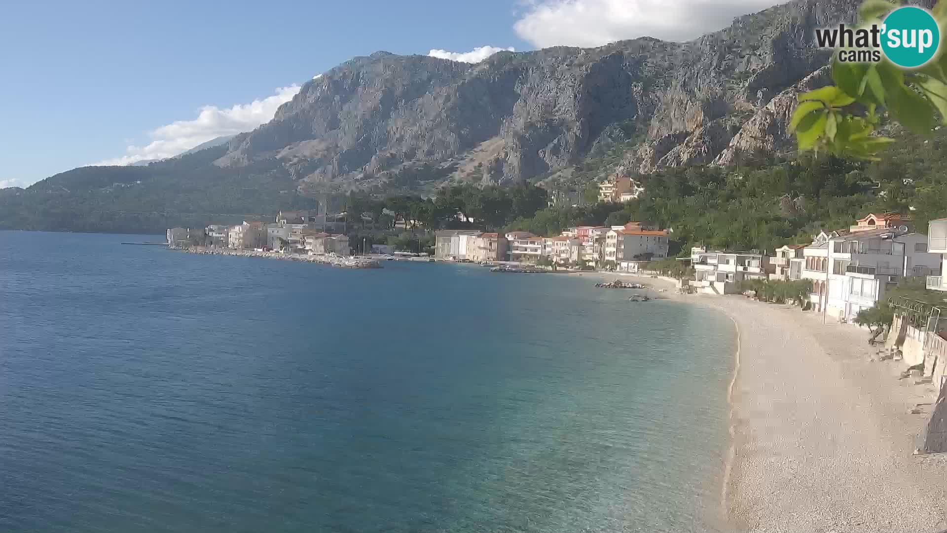 Webcam Drašnice (Podgora)  – Strand