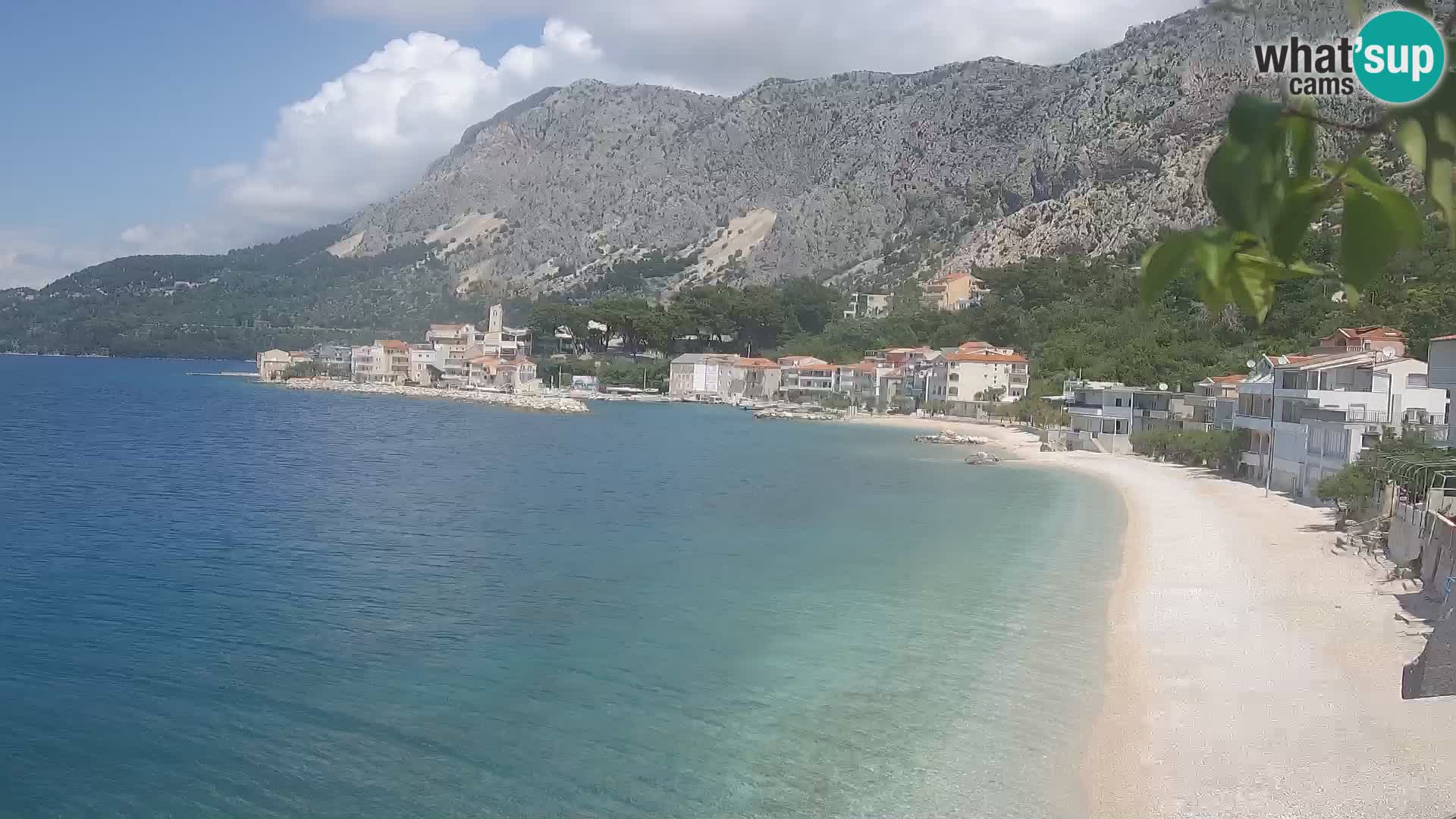 Webcam Drašnice (Podgora)  – Beach – Ober apartments