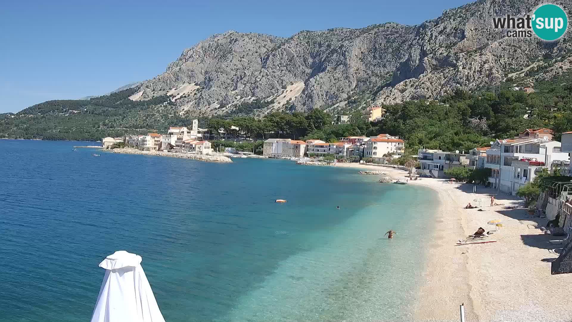 Webcam Drašnice (Podgora)  – Beach – Ober apartments