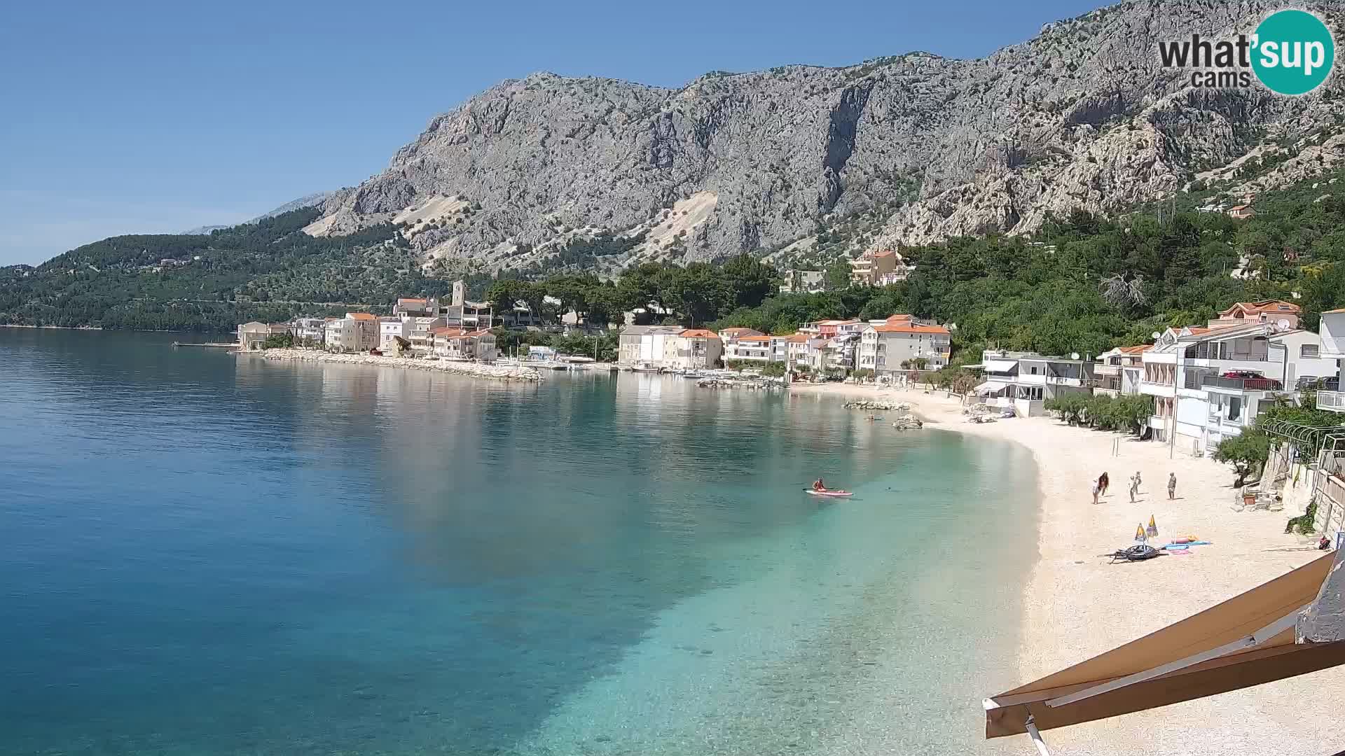 Webcam Drašnice (Podgora)  – Strand