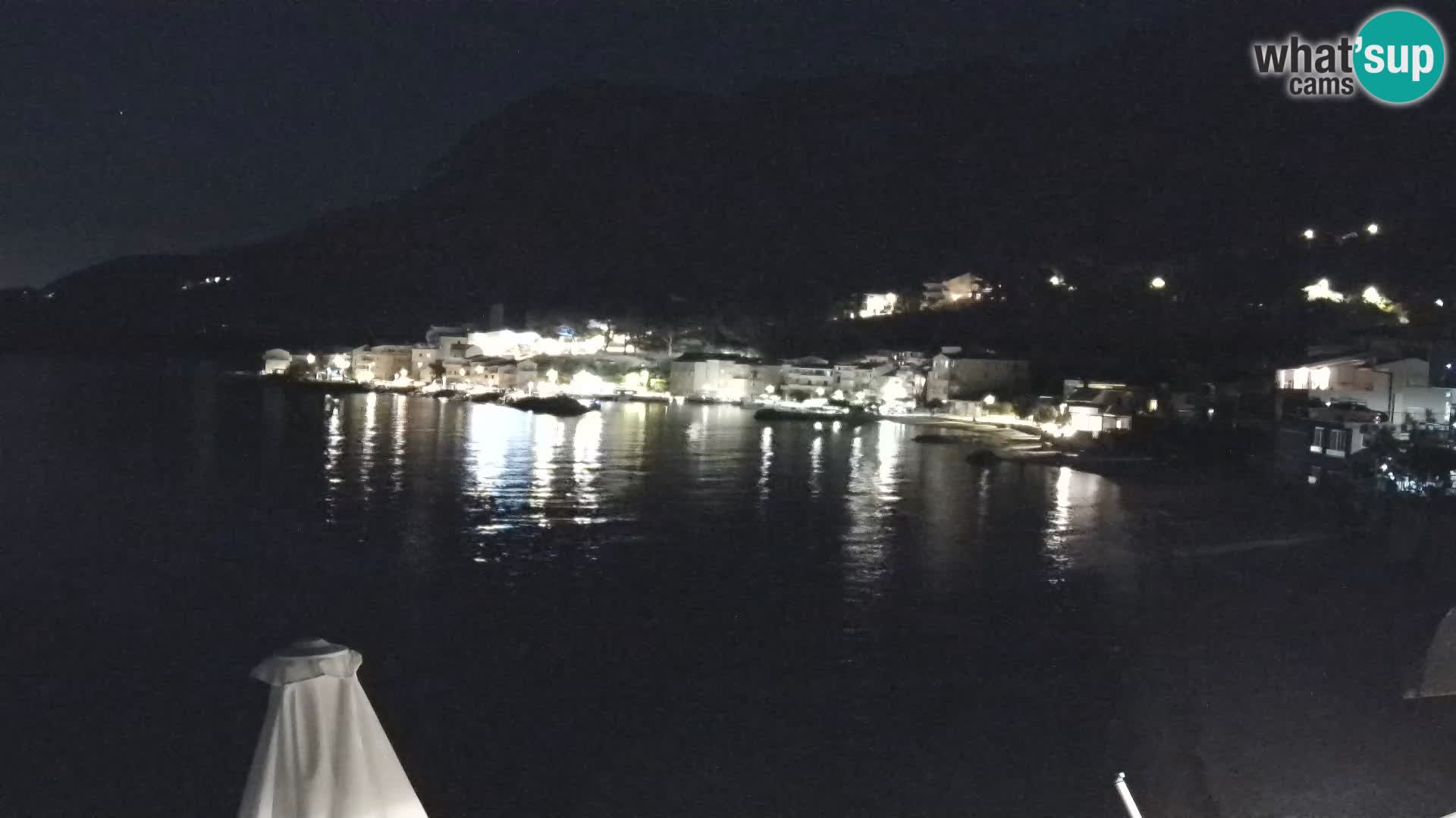 Webcam Drašnice (Podgora)  – Spiaggia