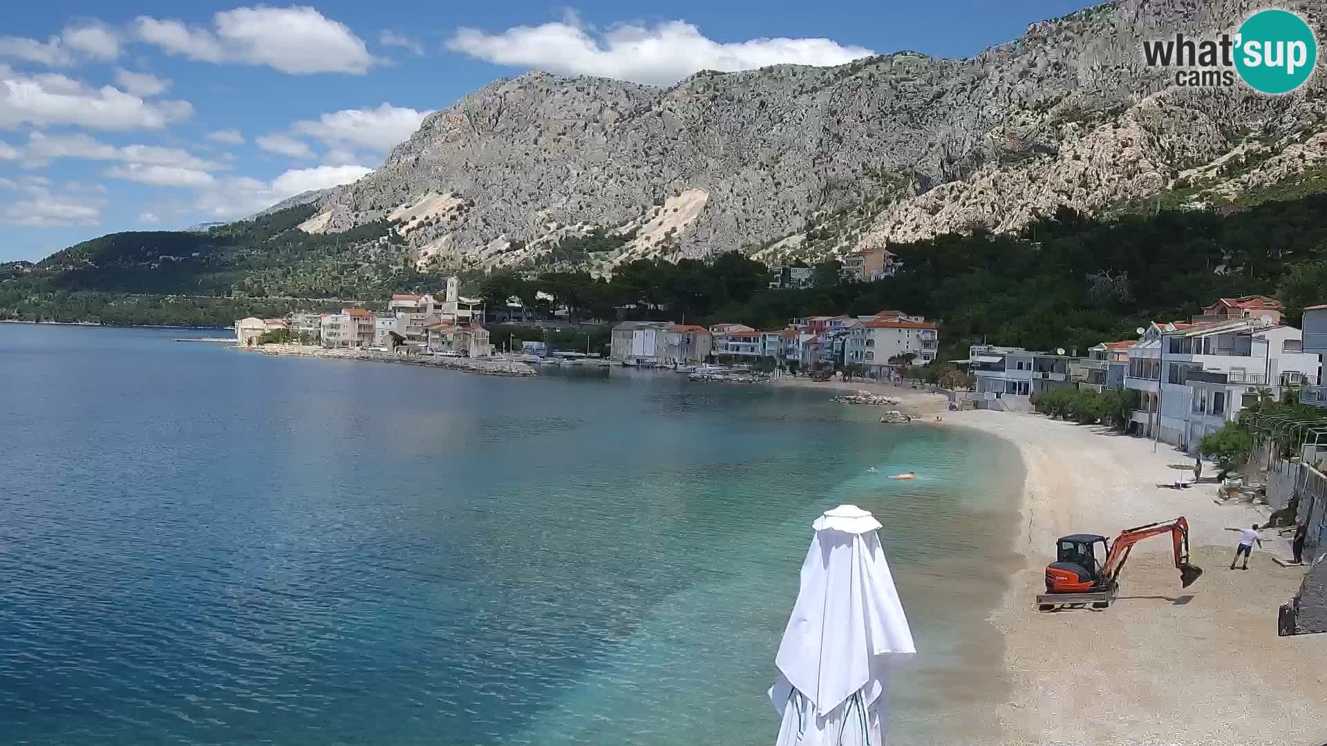 Webcam Drašnice (Podgora)  – Beach – Ober apartments
