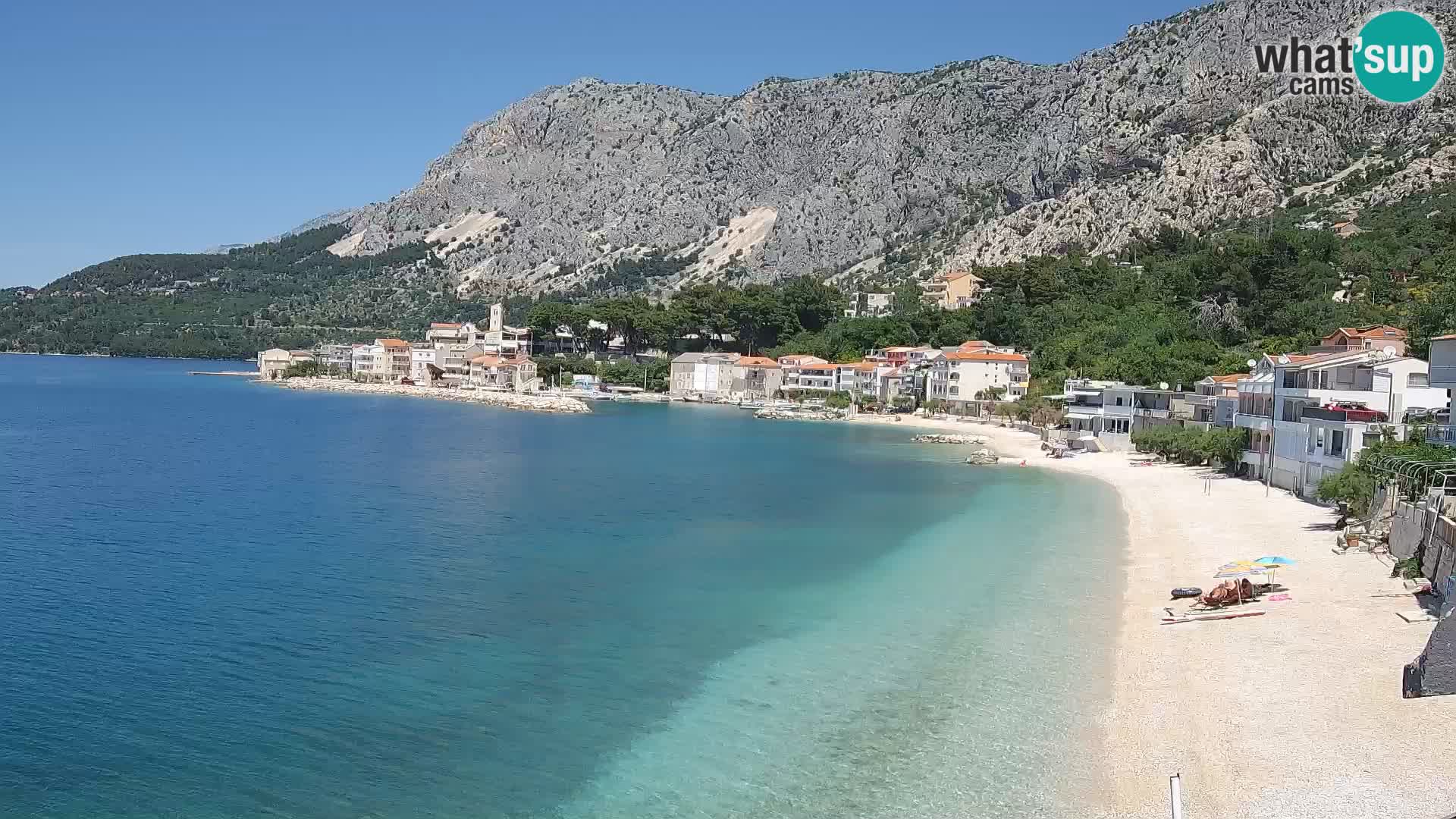Webcam Drašnice (Podgora)  – Strand