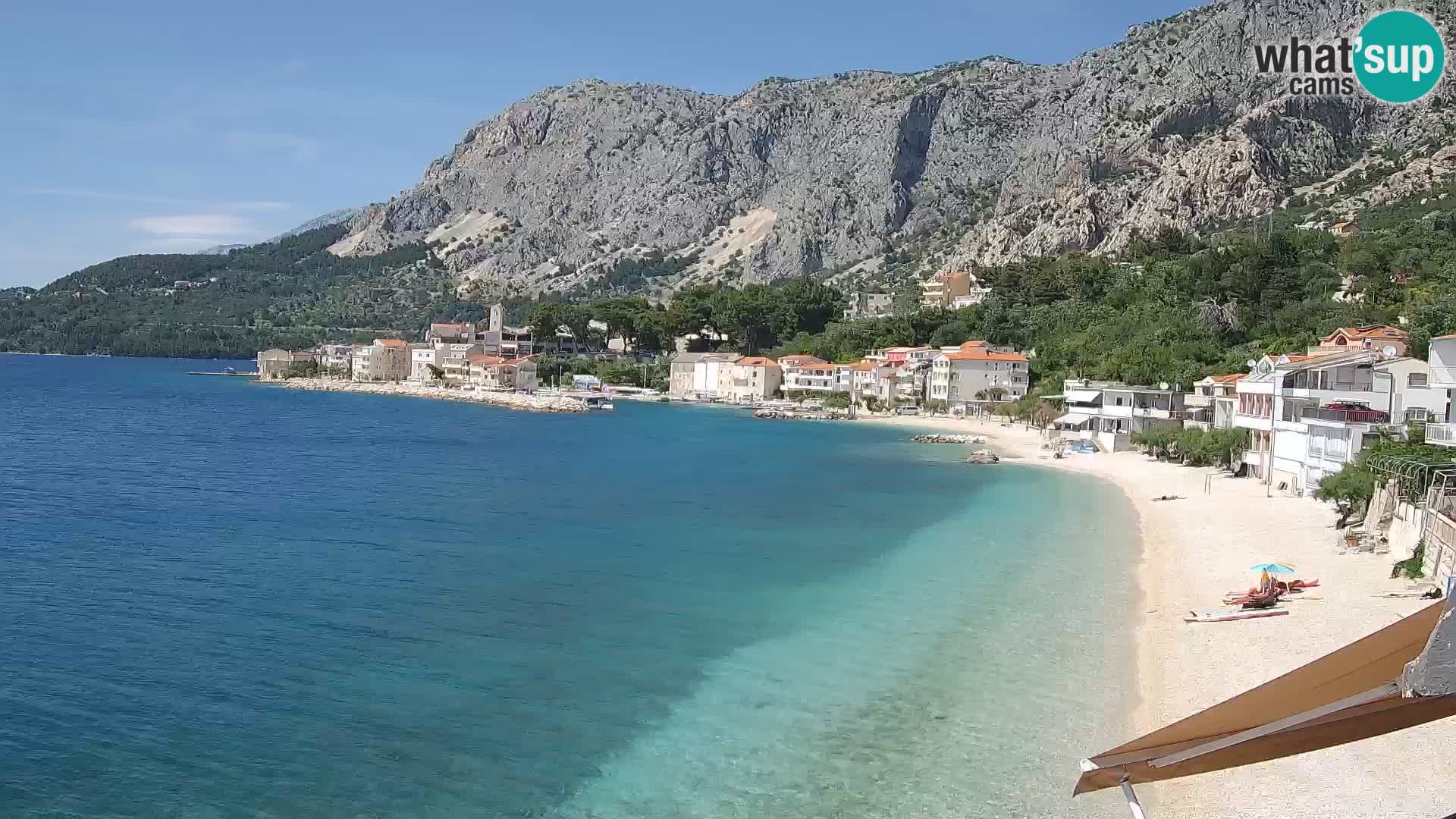Webcam Drašnice (Podgora)  – Beach – Ober apartments