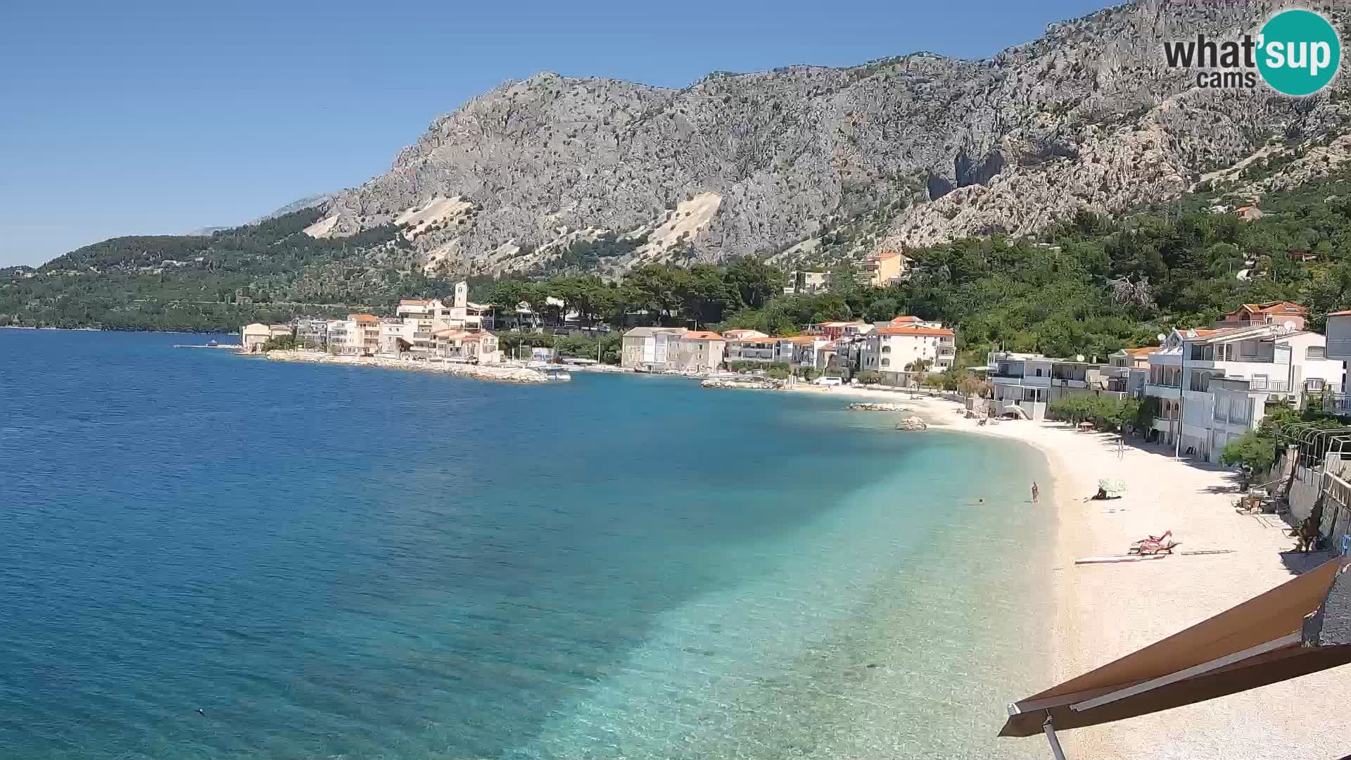 Webcam Drašnice (Podgora)  – Beach – Ober apartments