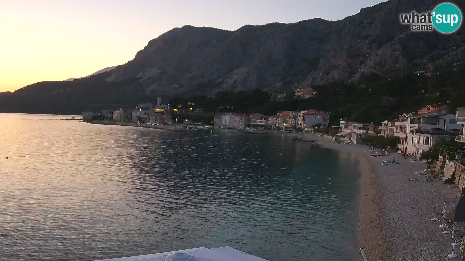 Webcam Drašnice (Podgora)  – Strand