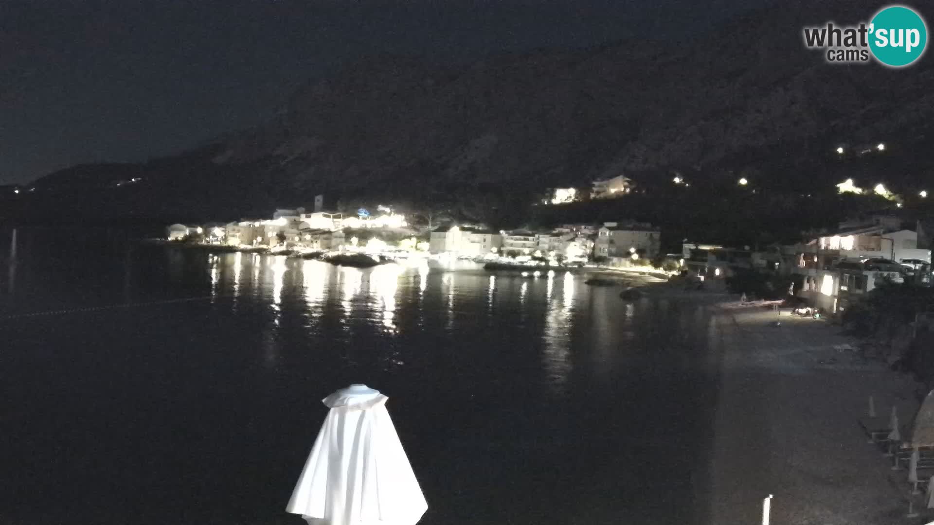 Webcam Drašnice (Podgora)  – Strand