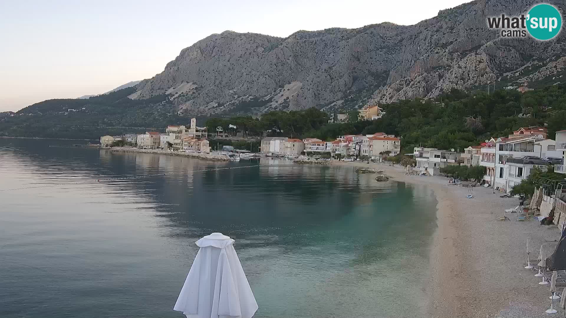 Webcam Drašnice (Podgora)  – Strand