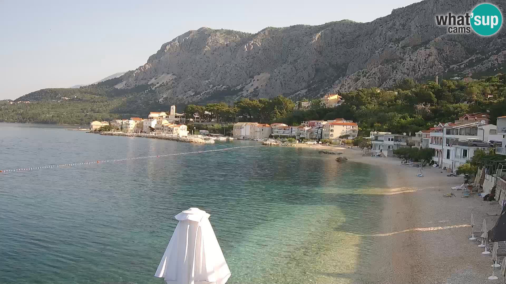 Webcam Drašnice (Podgora)  – Plage