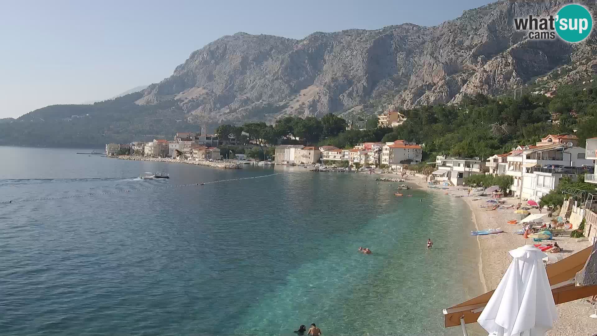 Webcam Drašnice (Podgora)  – Beach – Ober apartments