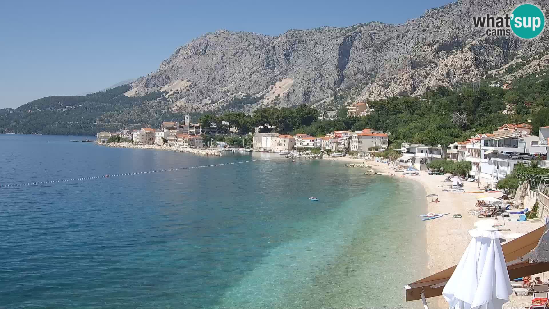 Webcam Drašnice (Podgora)  – Beach – Ober apartments