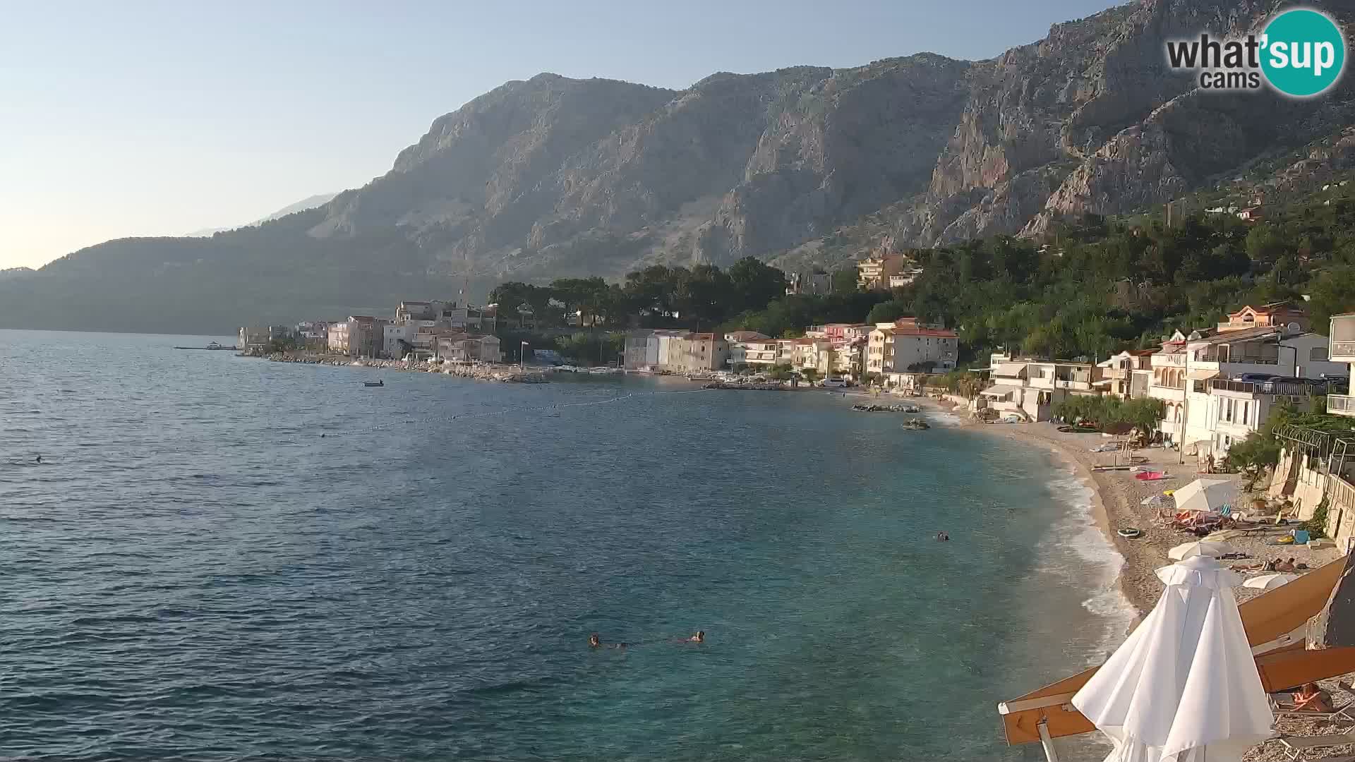 Webcam Drašnice (Podgora)  – Beach – Ober apartments