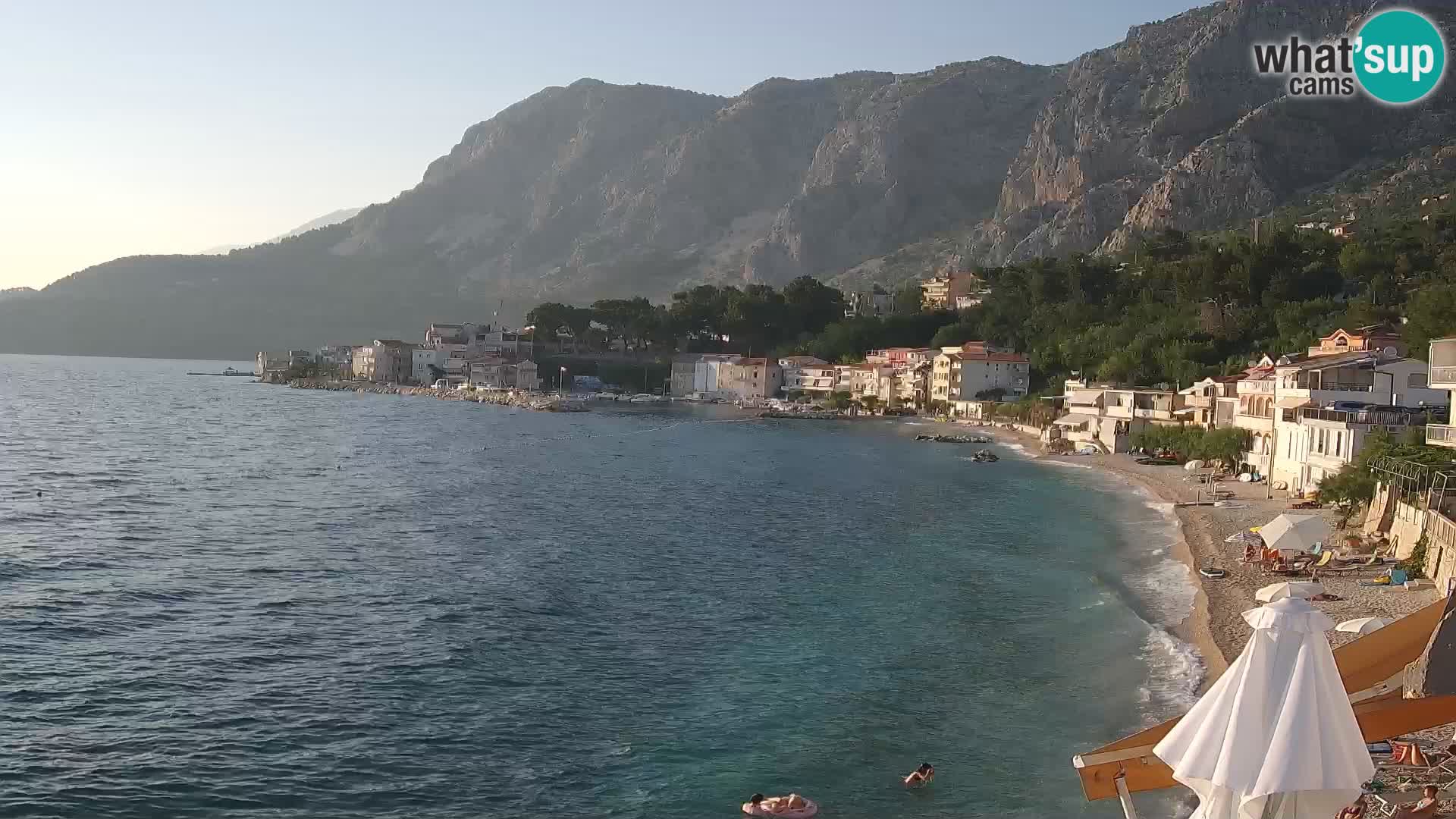 Webcam Drašnice (Podgora)  – Beach – Ober apartments